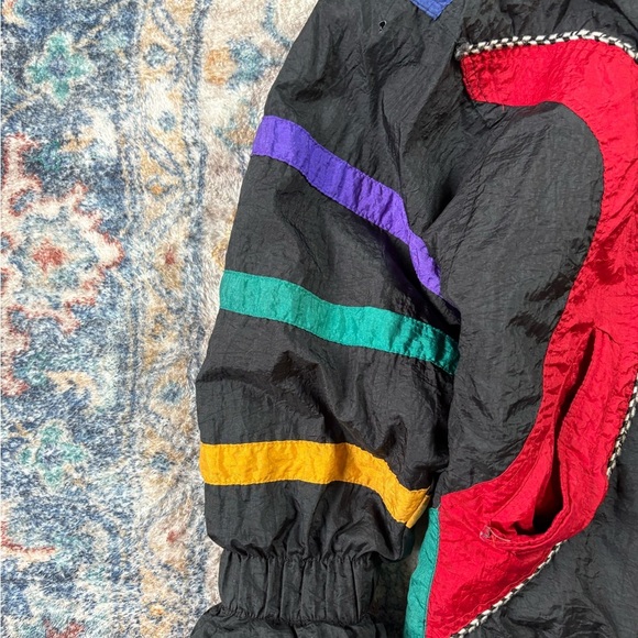 Vintage Les Vetements Colour Blocking Ski Jacket Large - Picture 5 of 6